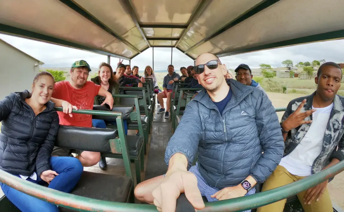 The Codeo team on an outing together